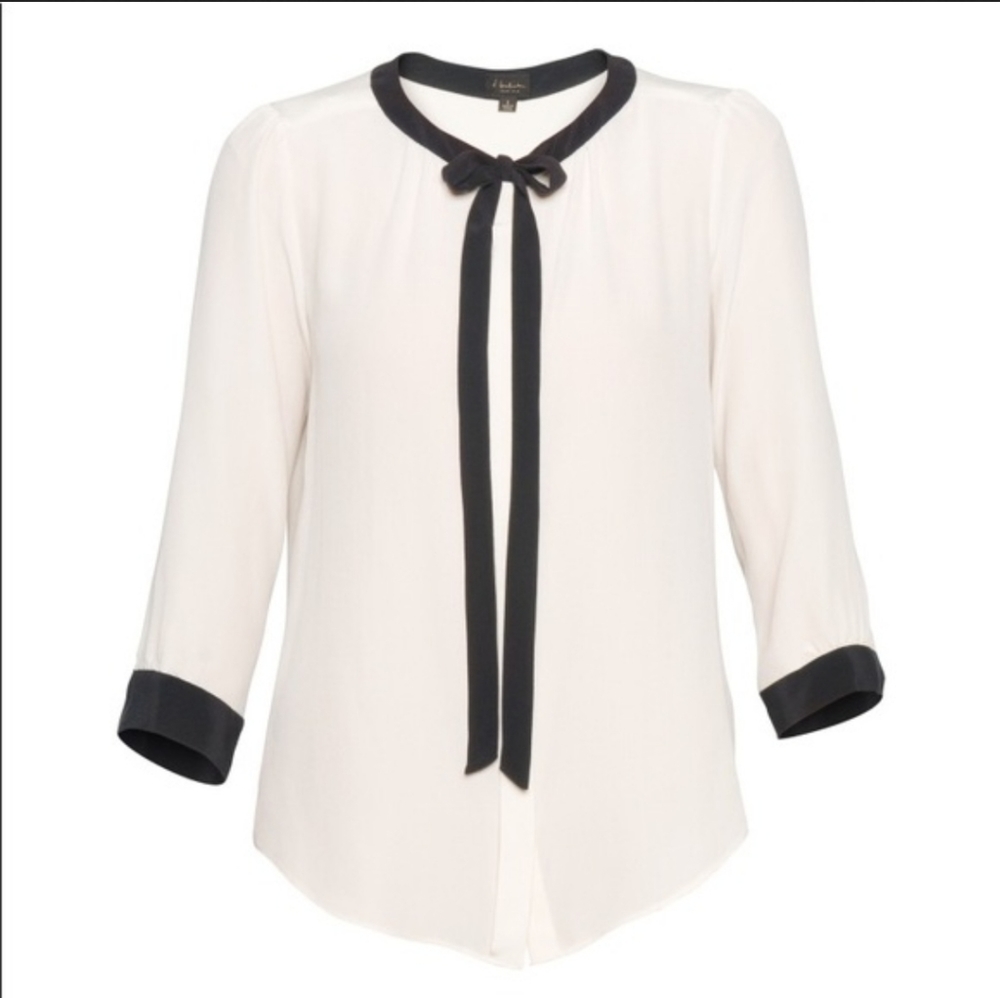 Babaton Aritzia silk blouse
